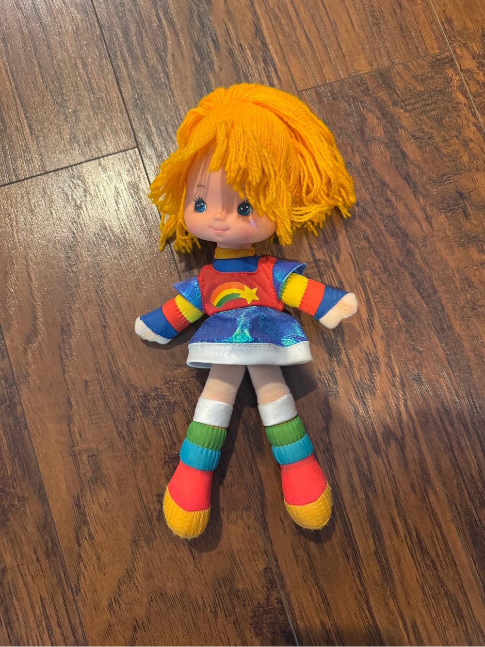 Vintage 1983 Rainbow Brite Doll Mattel Hallmark 10" Plush Yarn Hair 80s Retro